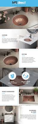 mr direct tri mount bathroom sink in