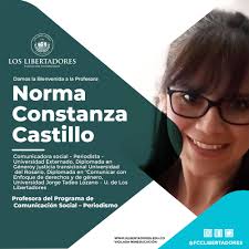 Bienvenida! 🥳 Norma Constanza Castillo Murillejo Comunicadora social