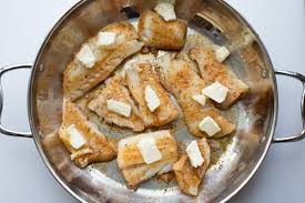 Let it get quite hot and shimmery then lay the fish in the pan. Buttered Cod Fish In Skillet Video Valentina S Corner