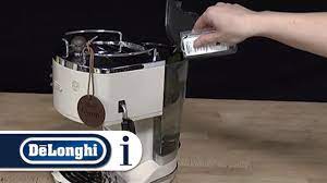 Let the filter work in the coffee machine and let the water flow out of the coffee machine outlet. How To Descale Your De Longhi Icona Pump Espresso Coffee Machine Youtube