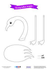 Verleihen Sie Ihren Ballons Charakter Mit Unserer Fantastischen Flamingo Vorlage Drucken Sie Flamingo Craft Flamingo Balloons Flamingo Party