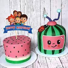 Cocomelon theme cake topper / cake centerpiece is perfect for a to decorate the themed cake cocomelon centerpiece 3 sizes digital pdf, clipart instant download, cake topper, birthday. Birthday Easy Cocomelon Cake 1set 12 Cocomelon Cake Topper For Birthday Party Celebration Babies Kids Babies Apparel On Carousell Check Out Our Coco Melon Cake Selection For The Very Best