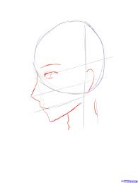 Drawing an anime face from a profile side view! How To Draw A Male In Profile View Step By Step Anime Heads Anime Draw Japanese Anime Draw Manga Free Online Draw Anime Head Drawing Tutorial Guy Drawing