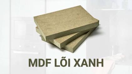 Cốt gỗ MDF lõi xanh chống ẩm tiêu chuẩn, do AI tạo