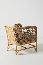 Marigny Rattan Chair In 2020 Rattan Chair Patterned Chair Linen Accent Chairs