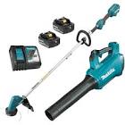 Lithium-Ion Cordless String Trimmer and Blower Combo Kit DLX2398 Makita