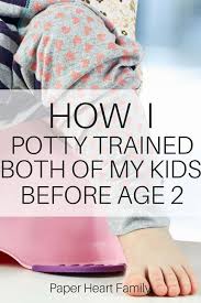 Potty Training Before 2 How I Easily Trained Both Of My Kids Early Toddler Potty Training Potty Training Tips Potty Training Girls