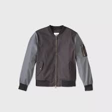 Men S Colorblock Bomber Jacket Goodfellow Co Gray Target Bomber Jacket Waterproof Jacket Men Vintage Wash Jeans