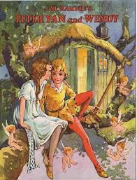 Vintage Peter Pan And Wendy Book Illustration From Great Ormond Street Hospital Childrens Chari Peter Pan Childrens Books Illustrations Fairytale Illustration
