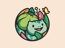Bulbasaur Pokemon Logo Character Design Parrot Logo