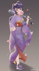 Kimono Bibi Art S3 Brawlstars Star Character Battle Star Star Art