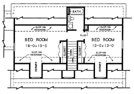 This is referred to as a half story on a second floor was a way for cape cod homeowners to gain square footage but save on building costs. Cape Cod House Plan With 3 Bedrooms And 2 5 Baths Plan 3569