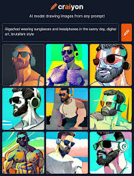 dalle-mini/dalle-mini · Gigachad wearing sunglasses and headphones art