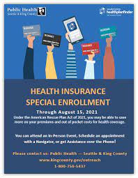 In many cases, applicants are eligible for coverage immediately, or by the first of the following month. First Friday Forums King County