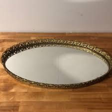 Check spelling or type a new query. Dining Mirror Serving Tray With Gold Angel Sides Poshmark
