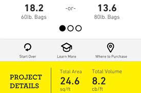 Sakrete has a new app for smartphones and tablets that allows the user to estimate the quantity of concrete mix needed for a project simply by snapping a photo. Cool Concrete Calculator Jlc Online