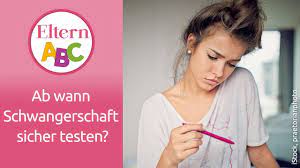 Ab Wann Kann Man Eine Schwangerschaft Testen Schwangerschaft Geburt Eltern Abc Eltern Youtube
