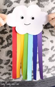 Cute Paper Rainbow Kid Craft Rainbow Crafts Rainbow Crafts Kids Spring Crafts For Kids