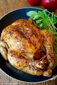 Apple And Sage Roast Chicken Recipe Yummly Recipe Baked Whole Chicken Recipes Roast Chicken Recipes Cooking Whole Chicken