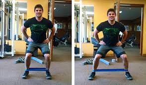 Sit on a flat bench with your back straight and your feet on the floor. Train This Not That The Leg Edition