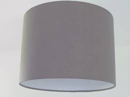 A reading lamp on your bed side table means you can snuggle down with a book, and not have to get out of bed to turn the lights off. Elephant Mid Grey Textured 100 Linen Drum Lampshade Lightshade Ceiling Shade Ebay Drum Lampshade Grey Lamp Shades Ceiling Shades
