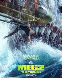 Trailer Today. #Meg2 only in theaters August 4
