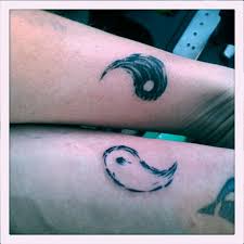 Yin And Yang With Stacey 3 I Get The White With Black Dot Cause I M Good But He S My Lil Bit Of Bad Idk Where Thou May Tattoos Cool Tattoos Yin