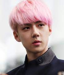 Pin By Cherise Almeida On Aesthetic Looks Sehun Hair Sehun Hair Color Mens Hairstyles