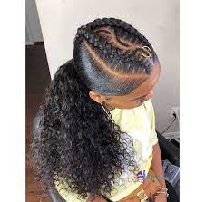 Pin By Lynnaya Shelby On Braids Locs And Twists Ponytail Styles Glamorous Hair Hair Styles