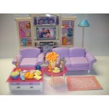 Barbie Decor Collection Living Room Playset Multi Lingual Box 2003 Barbie Doll Accessories Barbie Furniture Barbie Sets