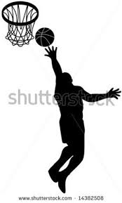 Black And White Kids Playing Basketball Basket Player Attacking The Hoop Stock Vector Basketball Silhouette Illustration Basketball Silhouette Silhouette Silhouette Design
