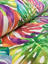 We also have hundreds of hangers and books so if you can't find what you're looking for online please. Homebuy Tropical Palm Leaves Fabric Curtain Upholstery Cotton Material Jungle Palm Leaf 140cm Wide Sold By The Metre Green Red Pink Buy Online In Sweden At Sweden Desertcart Com Productid 52305200