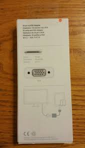 Apple 30 Pin To Vga Adapter A1368 Ipad Iphone Ipod Touch For Sale Online Ebay