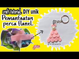 Cara Membuat Gantungan Kunci Bentuk Baju Dari Kain Flanel Ide Kreatif Pemanfaatan Perca Flanel Youtube Kain Flanel Tutorial Kerajinan Kreatif