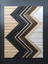 Geometric Wood Wall Art Chevron Wall Art Wood Wall Art Etsy Wood Wall Art Diy Chevron Wall Art Wall Sculpture Art