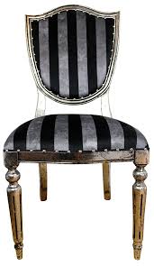 The theatre chair is in good used condition, and ready for direct groove. Casa Padrino Art Deco Luxus Esszimmer Stuhl Schwarz Silber Streifen Antik Stil Silber 52 5 X 59 X H 104 Cm Luxus Hotel Mobel
