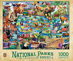 Featuring a colorful combination of badges from . Amazon Com National Park Jigsaw Puzzle