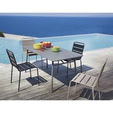 Metal Garden Table W 160cm Metal Garden Table Garden Table Outdoor Furniture Sets