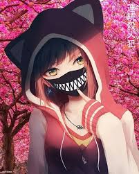 Image of face mask anime boy with hoodie and mask blog osobisty. Mask Girls