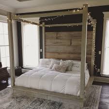 Reclaimed Wood Canopy Bed White Canopy Bed Frame Wooden Canopy Bed Wood Canopy Bed