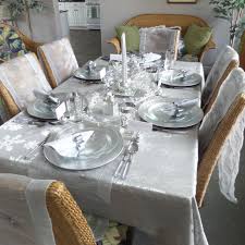 Table Setting One For My Christmas Tables The Table Cloth From Target Collection 2013 The Table Runner I Picke Christmas Table Table Cloth Table Settings