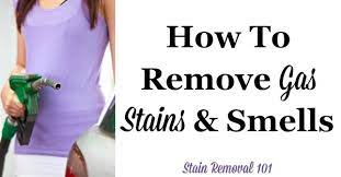 How To Remove A Gas Stain And Smells From Clothes