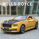 1/24 Alloy Diecast Car Model Rolls Royce Spectre Toy Simulation ...