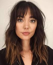 Bangs didn't enter the hairstyle scene until the 1800s. 21 Bangshairstyles And Croppedbangs To Inspire You In Summer Girlsinsights Hairstyles 591660469775 Medium Hair Styles Hair Styles Medium Length Hair Styles