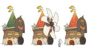 Horun Windmills Characters Art Final Fantasy The 4 Heroes Of Light Game Concept Art Fantasy Concept Art Windmill Art