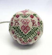 I leave them pin'd to the board to dry overnight. 18th Century Style Pinball Made For A Friend Last Christmas Design Taken From A Knitted Pinball Pattern Antique Pins Pin Cushions Vintage Textiles