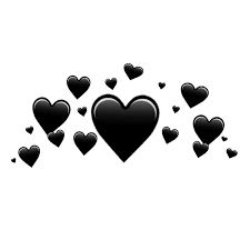 Imagen Relacionada Crown Png Black Heart Emoji Black Heart