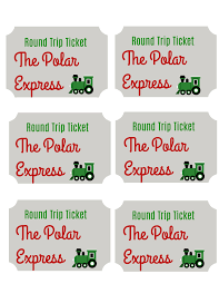 21 the bell still rings, labels polar express believe christmas gloss stickers. How To Host A Polar Express Party For Kids Fun Festive Ideas
