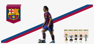 Fc barcelona players pose with the la liga tropy and the uefa champions. Zlatan In Barcelona 2009 2010 Fc Barcelona Official Velour Cotton Football Crest Transparent Png 950x400 Free Download On Nicepng