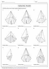 You may select different shapes and units of measurement. Triangular Pyramid Worksheets 99worksheets